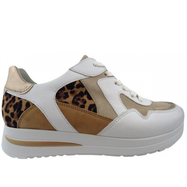 Semler Lilly weiss camel nuß düne Sneaker low WEISS-CAMEL-NUSS-DUEN