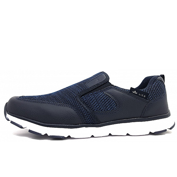 Lico Carlton Slipper marine/ blau