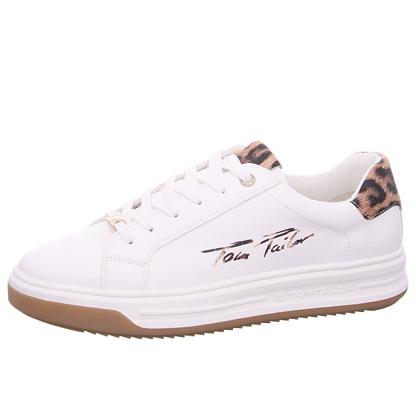 Tom Tailor Sneaker white black