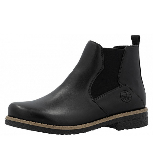 Rieker Stiefelette schwarz
