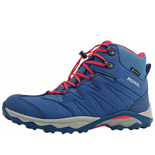 Meindl Aigo JR mid GTX Wanderstiefel jeans/pink