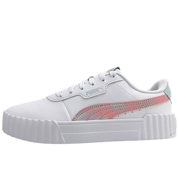 Puma Carina 3.0 Space Bell sportlicher Schnürer white/pink 027