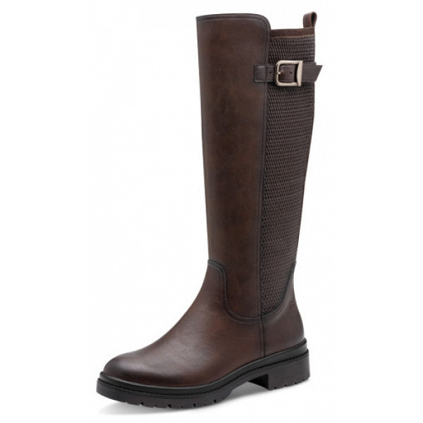 Tamaris stiefel Langschaftstiefel braun