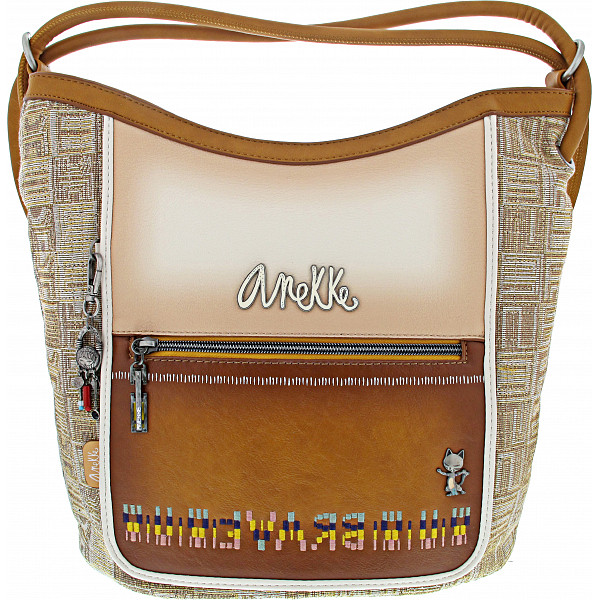 Anekke Menire Rucksack braun/beige/multi