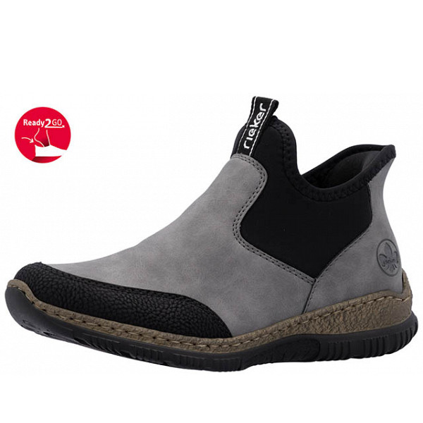 Rieker Slipper grau