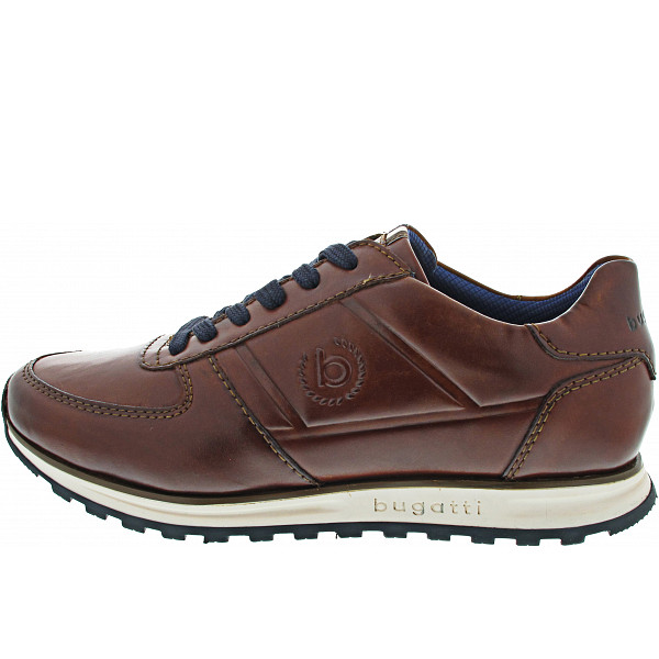 Bugatti Schnürschuhe Cognac Größe 43 – Used Look, Easy Lace, Soft Fit