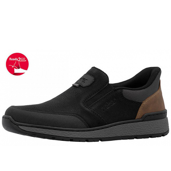 Rieker Slipper schwarz