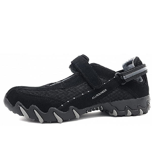 Allrounder by Mephisto Niro C. Suede Slipper 14 Black