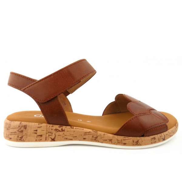 Gabor Comfort Vacchetta camel Sandale camel (S.Kork)