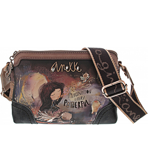 Anekke Dreamverse Tasche braun/beige/print