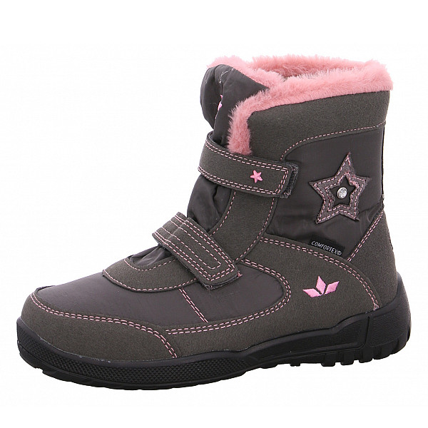 Lico Alanis Winterstiefel grau pink