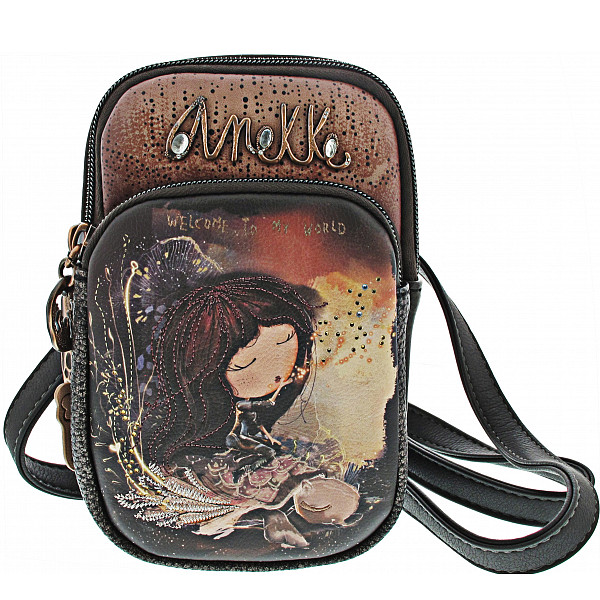 Anekke Dreamverse Tasche braun/beige/print