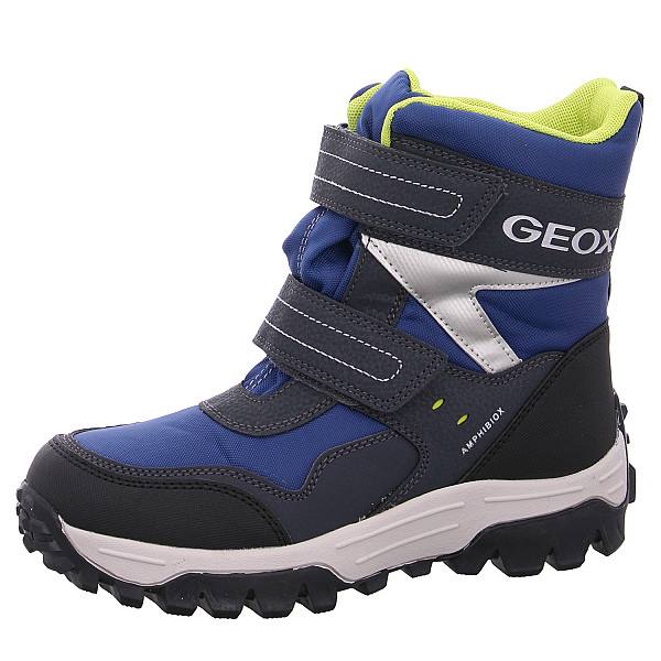 Geox J Himalaya Boy B Winterstiefel C0479 navy lime