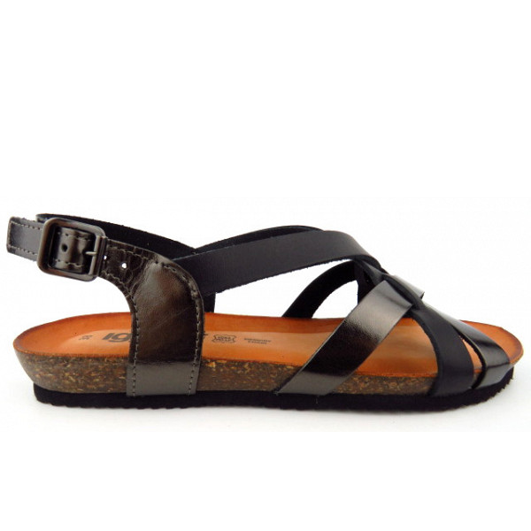 Igi & Co. DOY 76956 LEDER Sandale SCHWARZ-DUNKELG