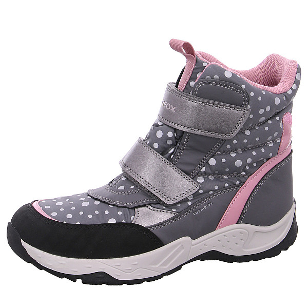 Geox J Sentiero Girl Winterstiefel C1325 dk.grey