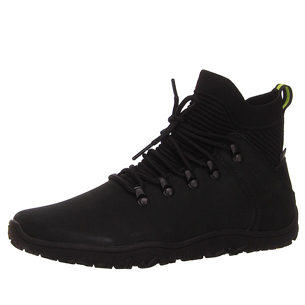 Lackner barfußschuh unisex Schnürer schwarz