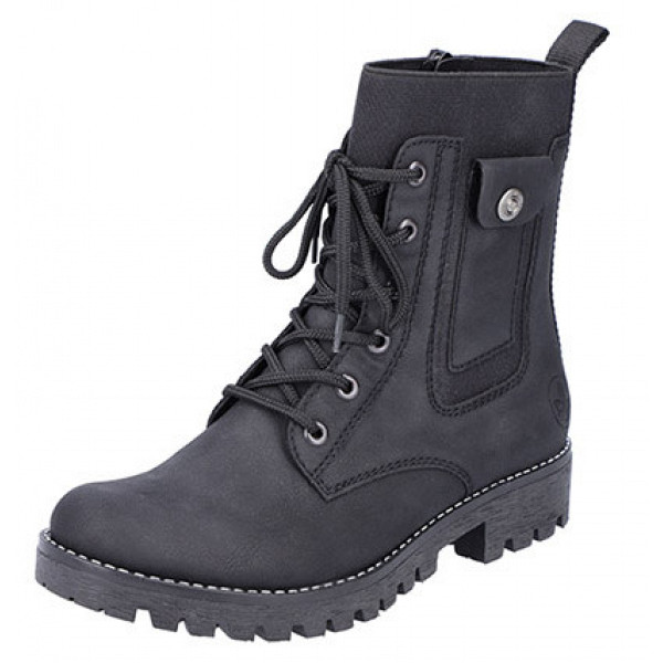 Rieker Stiefelette schwarz