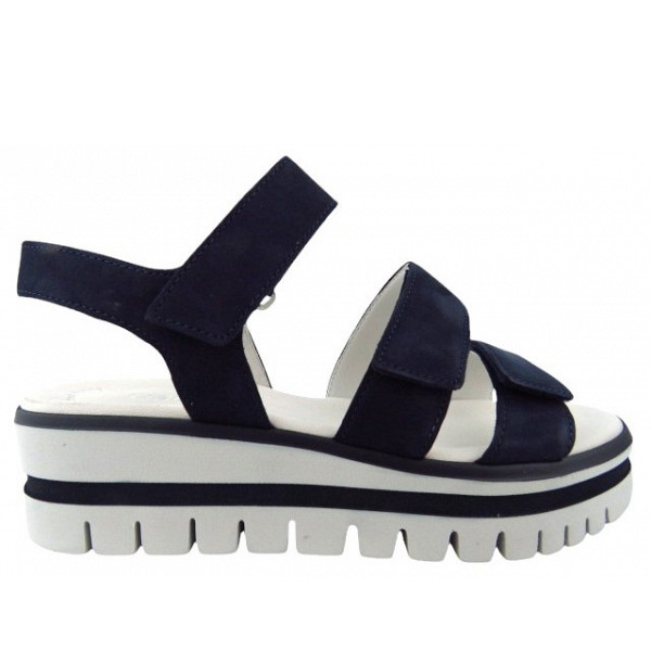 Gabor Soft Nubuk blue Sandale blue
