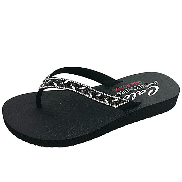 Skechers Meditation - Lucky One Pantolette black BBK