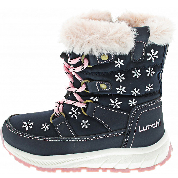 Lurchi Alby-Tex Stiefel navy-rose