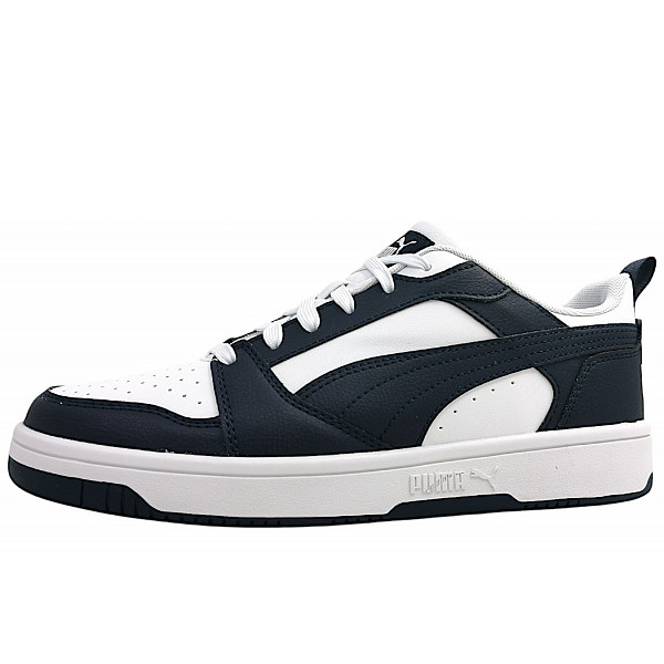Puma Rebound V6 Low Sneaker white/navy 37