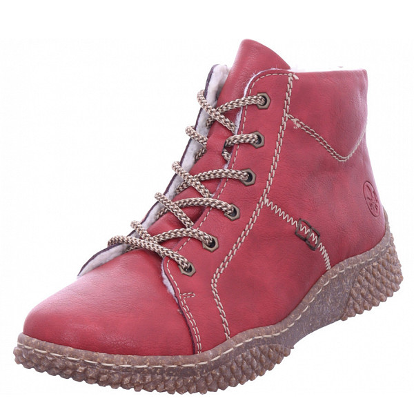 Rieker Stiefelette rot