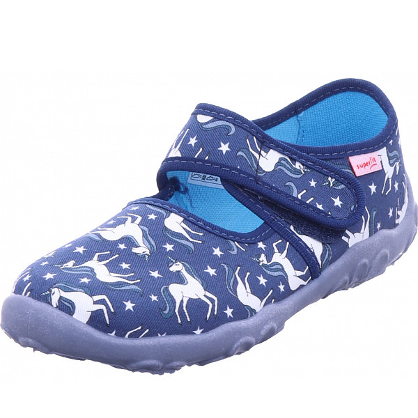 Superfit hausschuh textil \ bonny Hausschuh blau