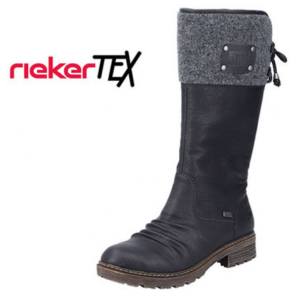 Rieker Stiefel schwarz