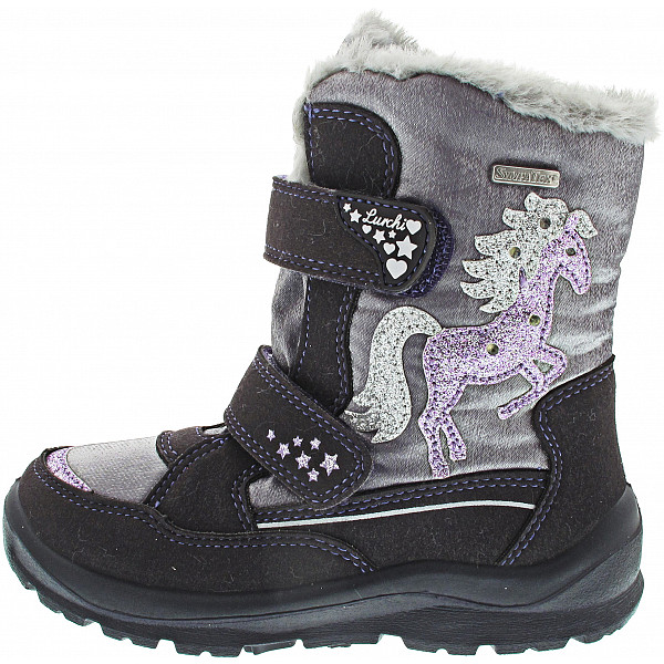Lurchi Kanani Klettstiefel aubergine