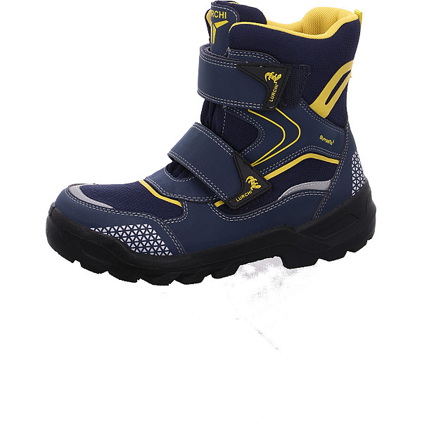 Lurchi Kosta Stiefel black neon yellow