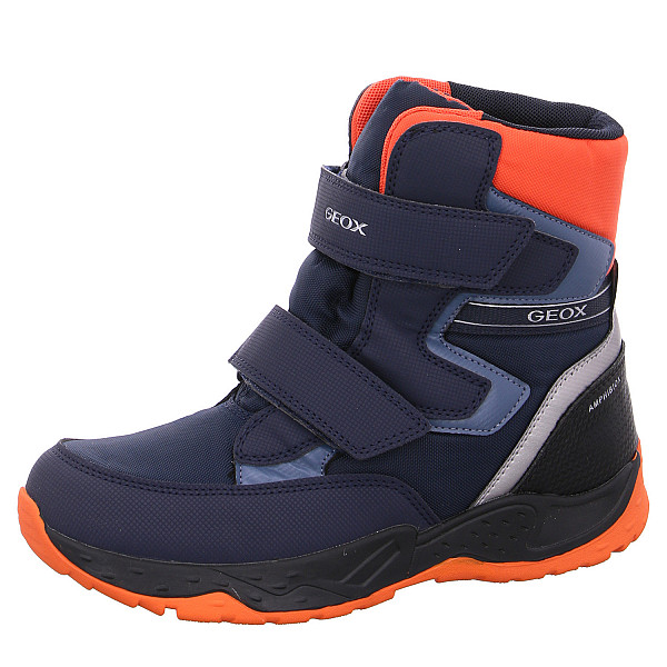 Geox J Sentiero Boy Winterstiefel C0820 navy orange