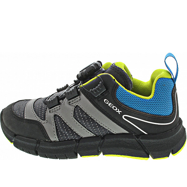 Geox Flexyper Boy Sneaker black-lt blue