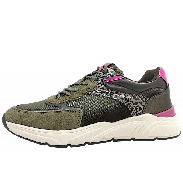 Tamaris sportlicher Schnürer 329 Leopard Comb