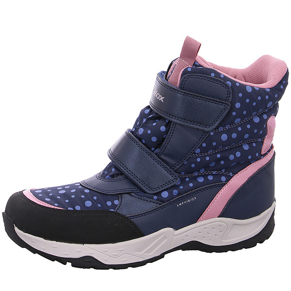 Geox J Sentiero Girl Outdoor Stiefel C0694 navy pink