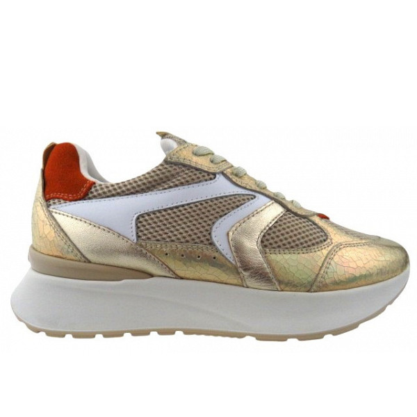 Nero Giardini ivory beige Metallic Sneaker low ivory beige Metallic