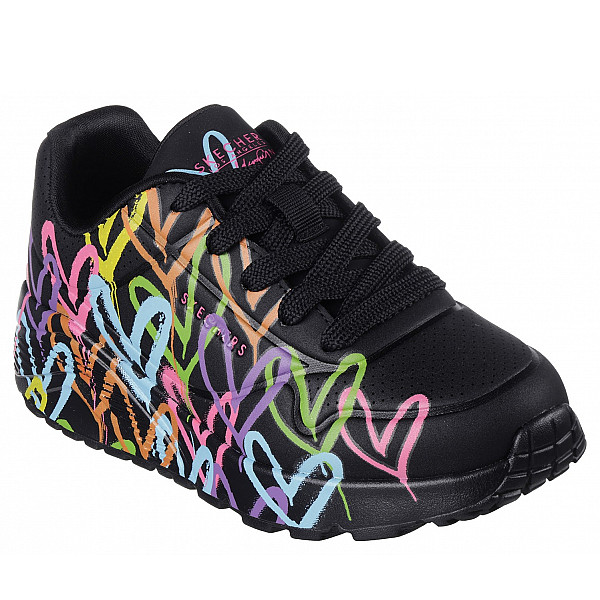 Skechers Uno Lite Sneaker Black-BKMT