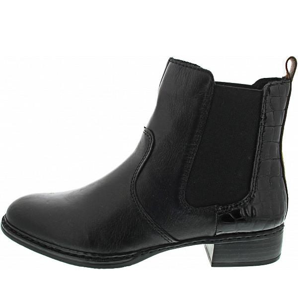 Rieker Chelsea Boot schwarz-miele