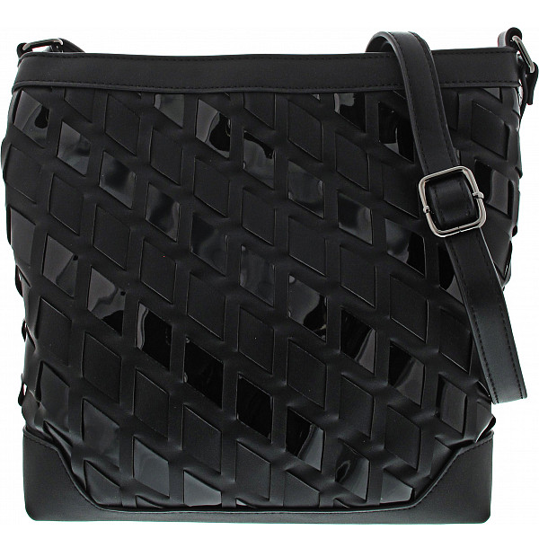 Gabor Lilien Cross Bag M Tasche patent black