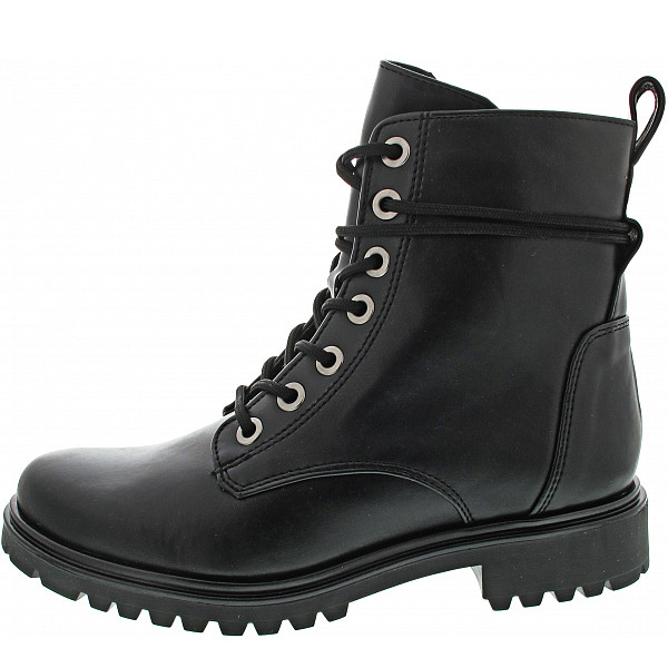 Tamaris Schnürstiefel black matt