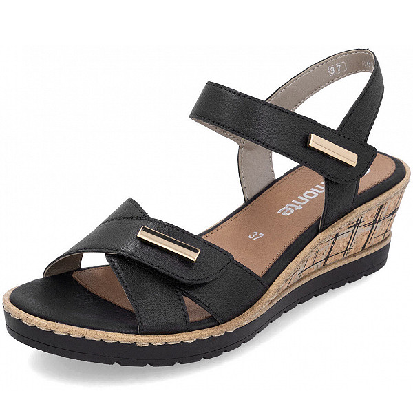 Remonte remonte sandale Sandalette schwarz