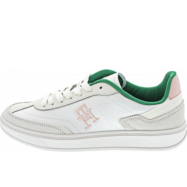 Tommy Hilfiger Heritage Court Sneaker Sneaker white-olympic green