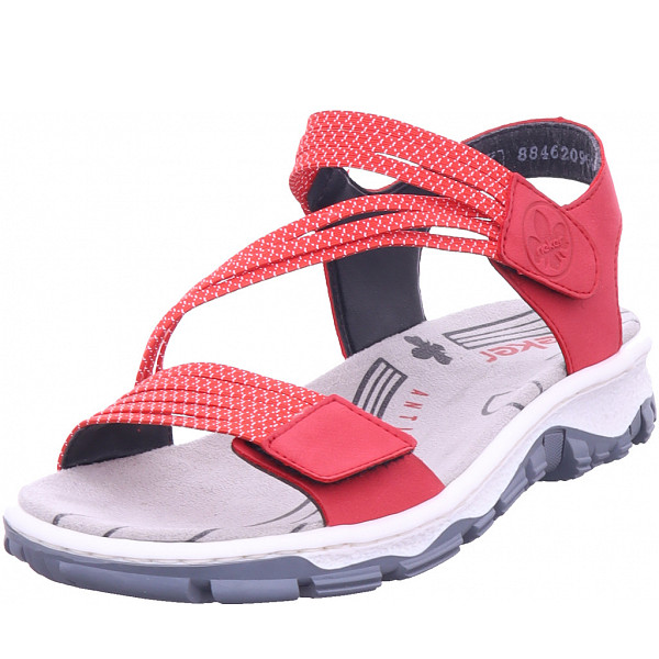 Rieker damen sandalen Sandalette rot