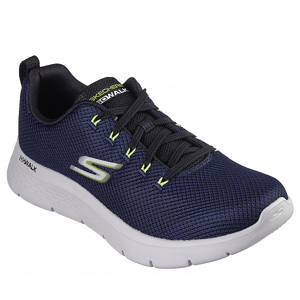 Skechers Air Cooled sportlicher Schnürer navy lime