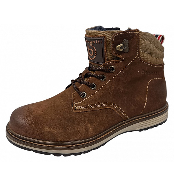 Bugatti Medardo Comfort PRE Schnürstiefel 6300 cognac