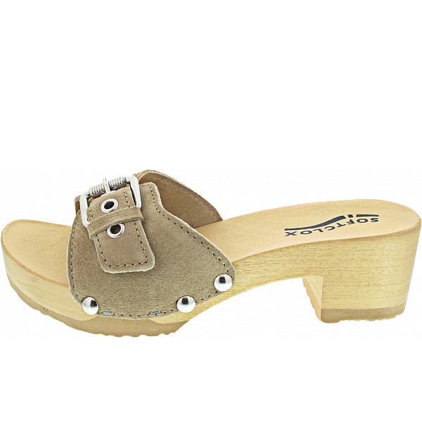 Softclox Pixie Pantolette taupe (natur)