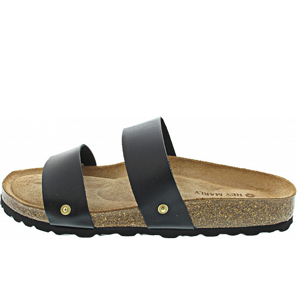 Hey Marly Casual Cork Black Pantolette black