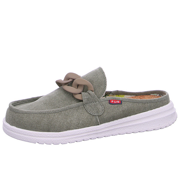 Fusion Slipper washed canvas sage