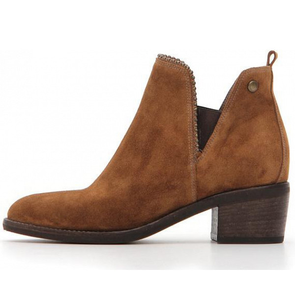 Nero Giardini Nubuk braun Stiefelette braun