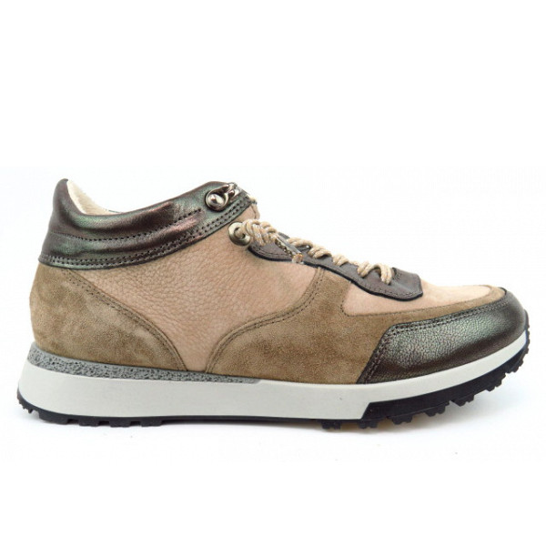 Paul Green steel antelope Sneaker high 4 Beige