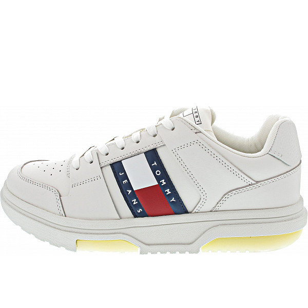 Tommy Jeans Brooklyn Leather Ess Sneaker low ecru